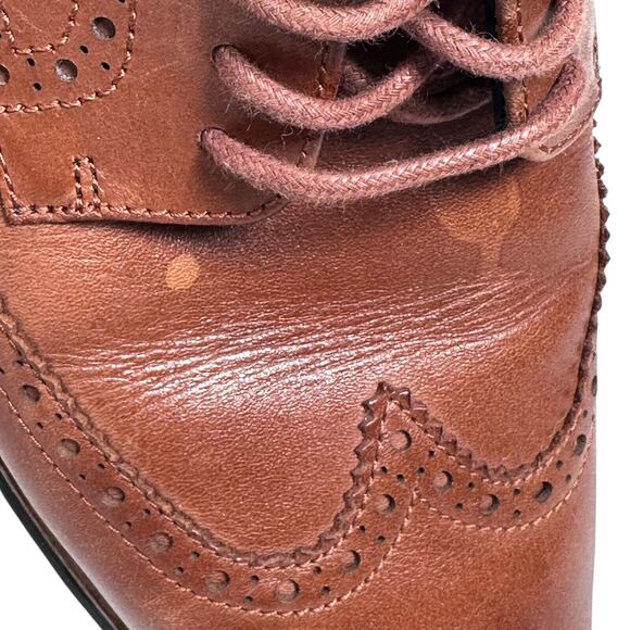 Cole Haan Grand Evolution Wingtip Oxford Shoes Men’s 11.5 M Brown Leather C26385 - Picture 9 of 9